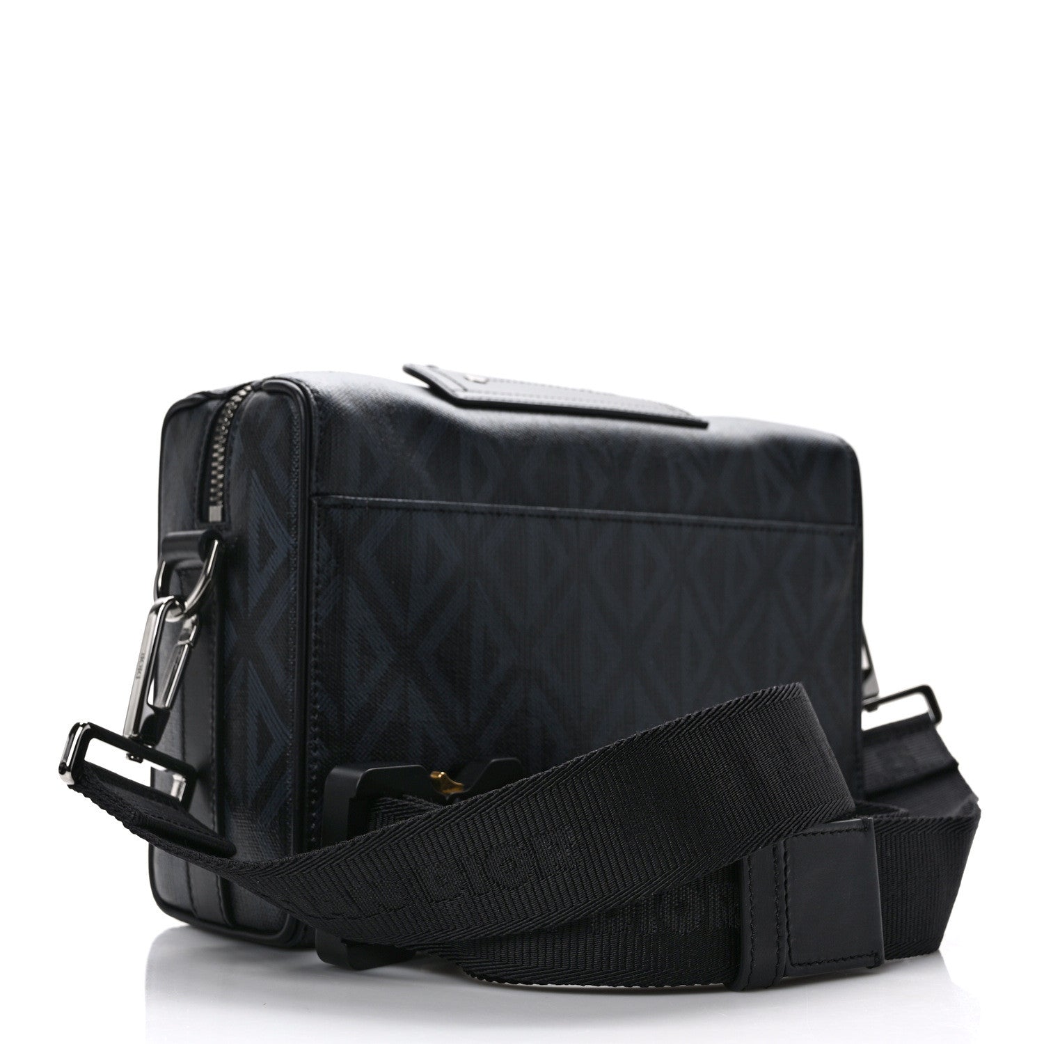 Christian Dior Canvas CD Diamond Lingot 22 Bag Black 3 of 9