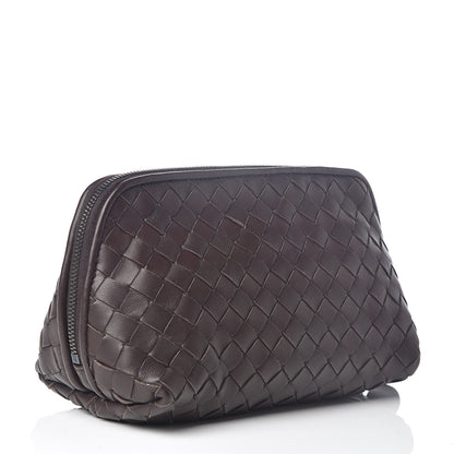 Bottega Veneta Nappa Intrecciato Cosmetic Pouch Ebano 3 of 7