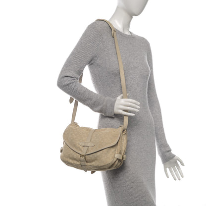 Louis Vuitton Monogram Mini Lin Saumur Dune 2 of 13