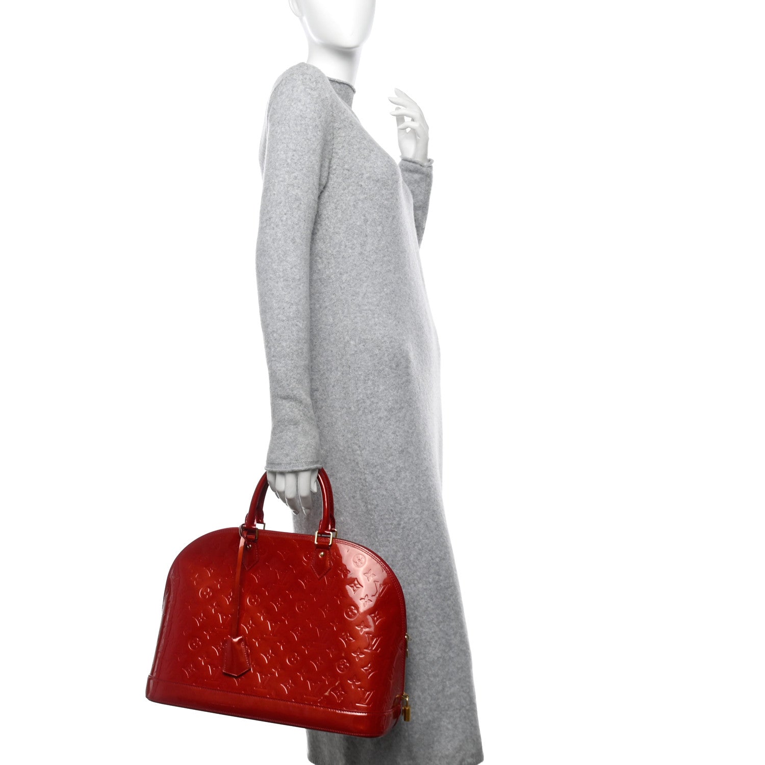 Louis Vuitton Vernis Alma GM Pomme D'Amour 2 of 12