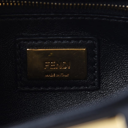 Fendi Nappa Mini Peekaboo Iconic Satchel Black 7 of 11