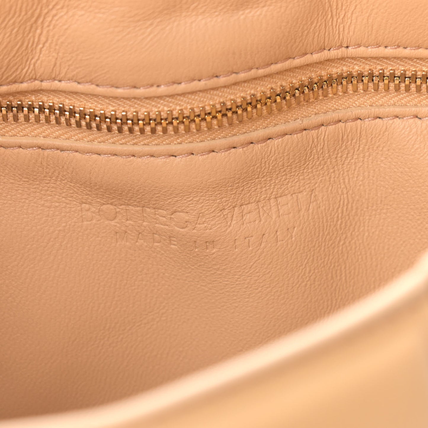 Lambskin Maxi Intreccio Padded Chain Cassette Crossbody Bag Almond