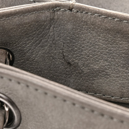 Chanel Iridescent Calfskin CC East West Shopping Tote Light Grey 14 of 14