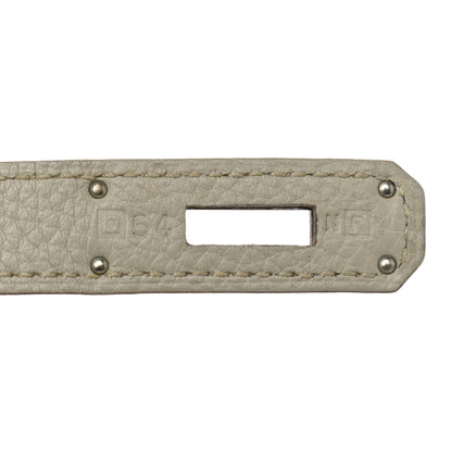 Hermes Taurillon Clemence Kelly Retourne 32 Gris Perle 7 of 13