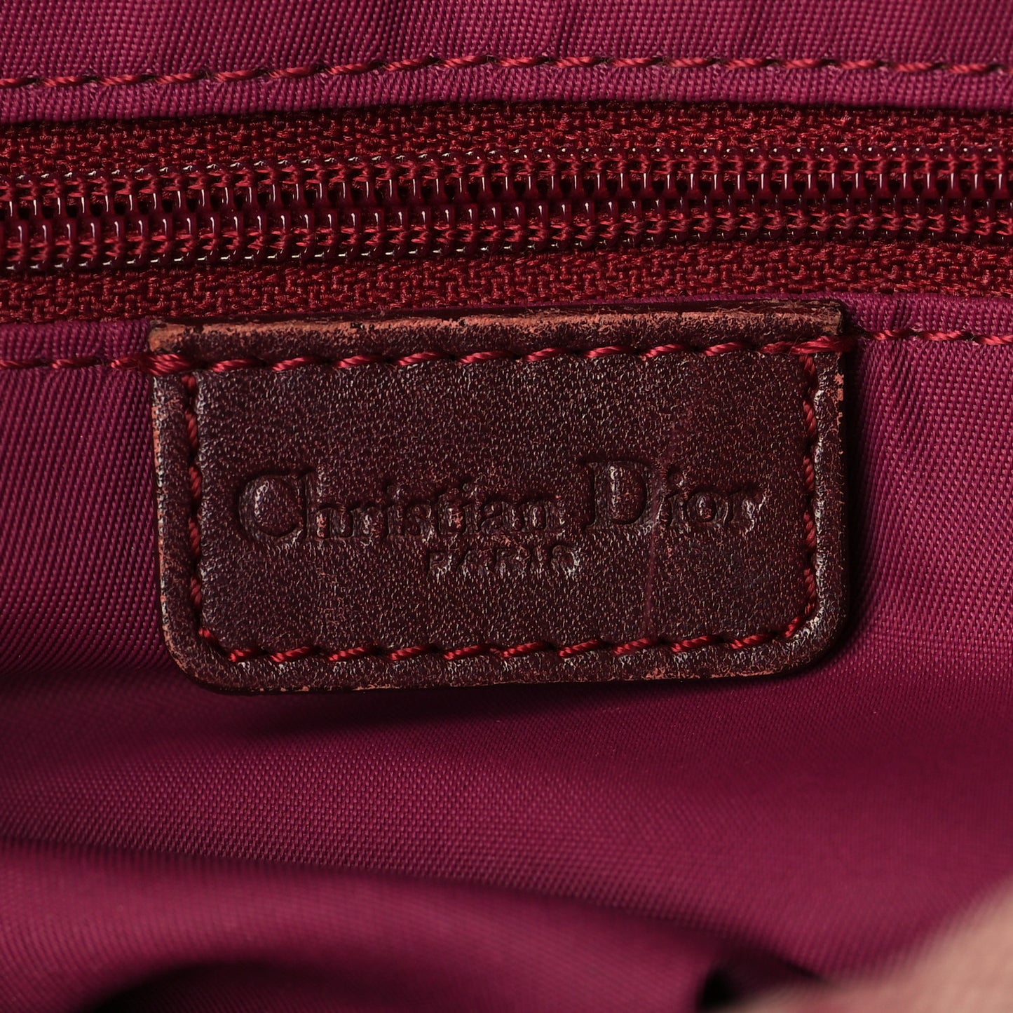 Monogram Shoulder Bag Pochette Burgundy