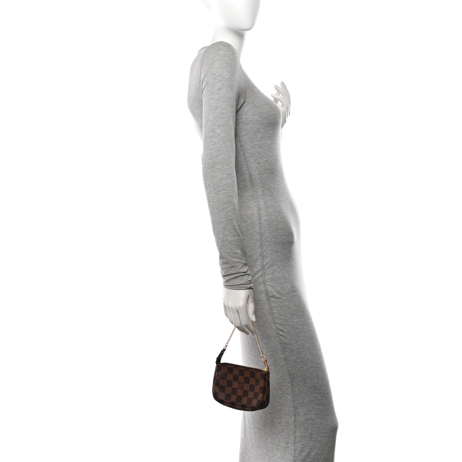 Louis Vuitton Damier Ebene Mini Pochette Accessories 2 of 10