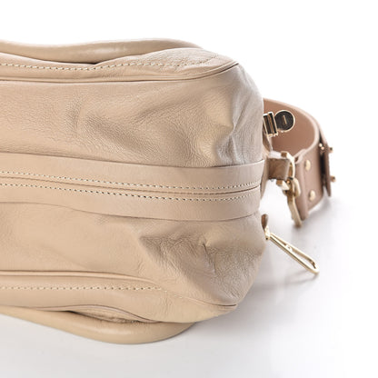 Chloe Calfskin Studded Medium Military Paraty Beige 10 of 14