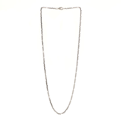 David Yurman Sterling Silver 3mm Open Station Box Chain Necklace 24" 3 of 5