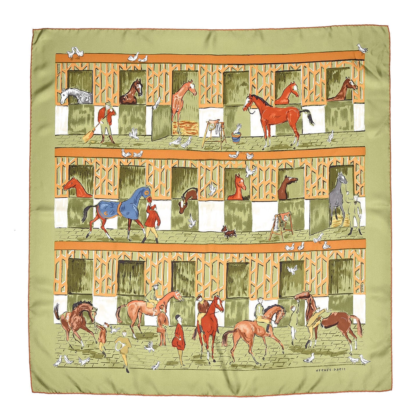 Silk Les Boxes Scarf 90