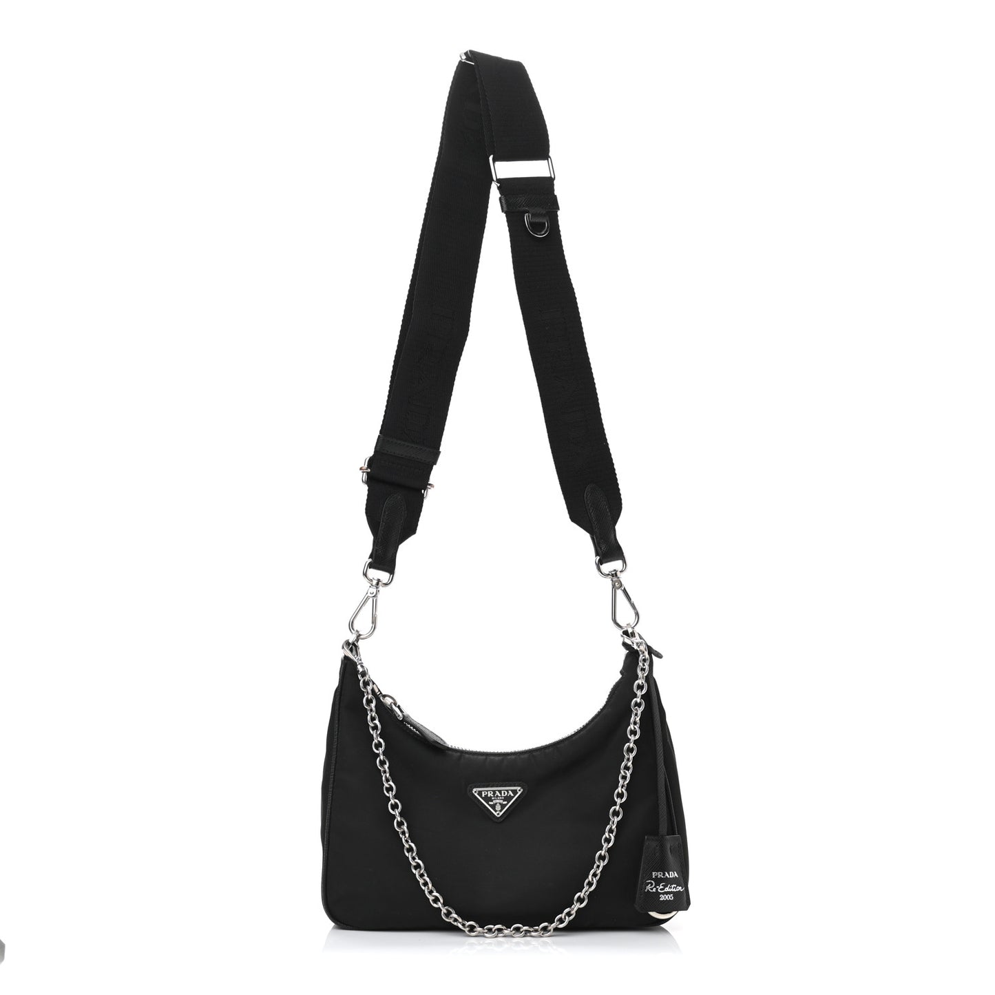 Nylon Re-Edition 2005 Shoulder Bag Black