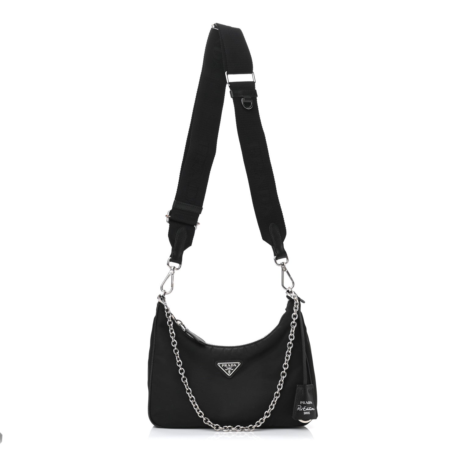 Prada Nylon Re-Edition 2005 Shoulder Bag Black 1 of 8