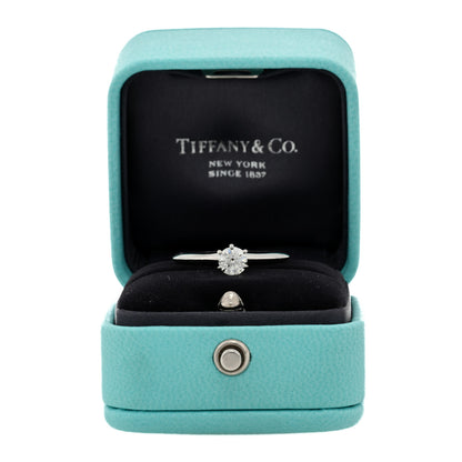 Tiffany Platinum Diamond .54ct Solitaire Engagement Ring 58 8.25 6 of 6