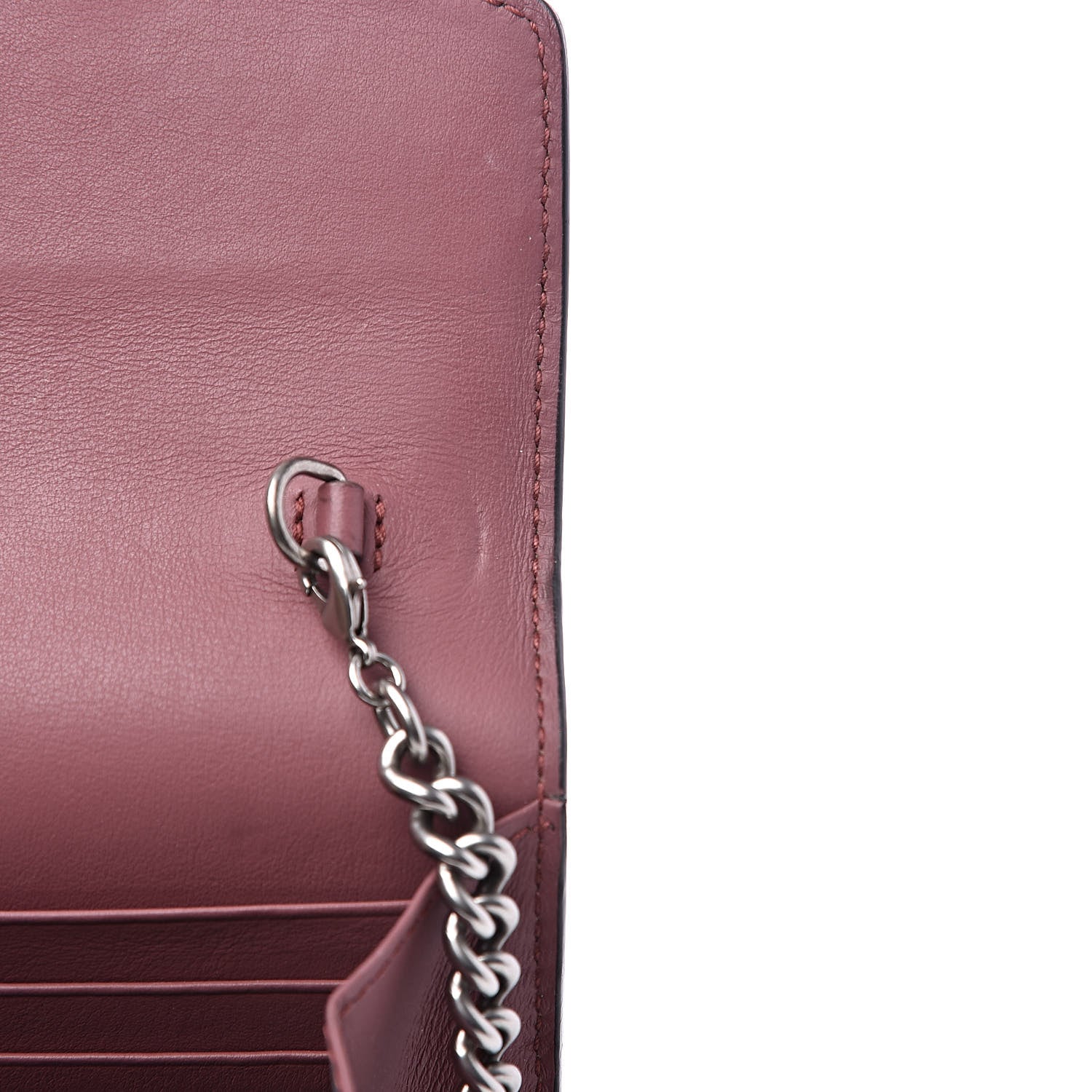 Gucci GG Supreme Monogram Blooms Mini Dionysus Chain Wallet Beige Multicolor Dry Rose 11 of 13