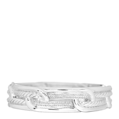 David Yurman Sterling Silver Diamond Labyrinth Link Bracelet 1 of 4