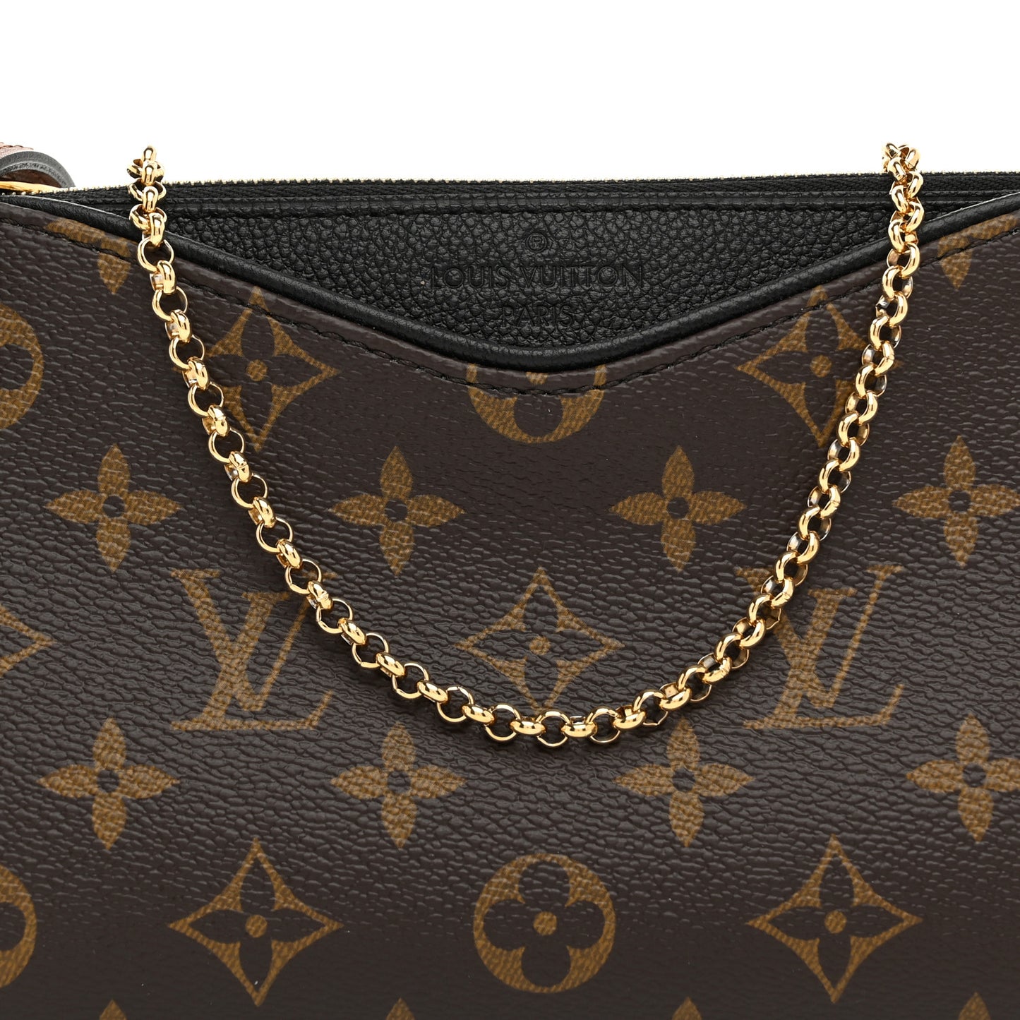 Monogram Pallas Clutch Black