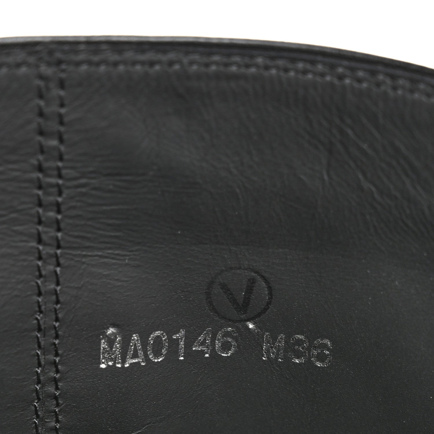 Louis Vuitton Calfskin Overdrive Flat High Boots 36 Black 8 of 8