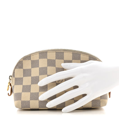 Louis Vuitton Damier Azur Cosmetic Pouch 2 of 9