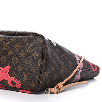 Louis Vuitton Monogram Bay Neverfull MM Rose Ballerine Poppy 9 of 9