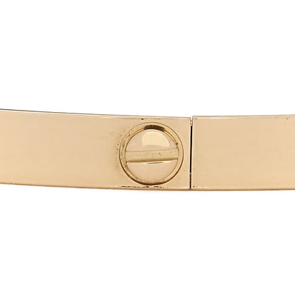 Cartier 18K Yellow Gold Small LOVE Bracelet 19 5 of 8