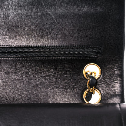 Chanel Lambskin Quilted Small Double Flap Black 15 of 19