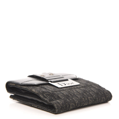 Christian Dior Diorissimo Compact Wallet Black 3 of 11