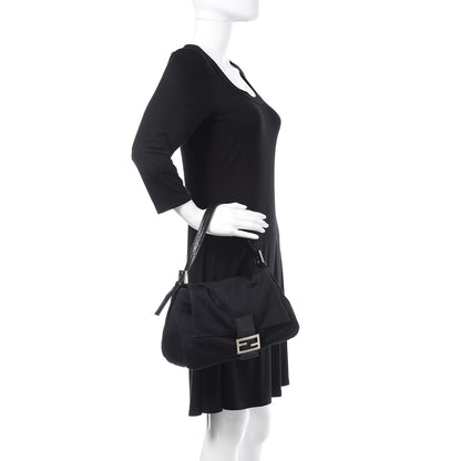 Fendi Neoprene Mama Baguette Black 2 of 14