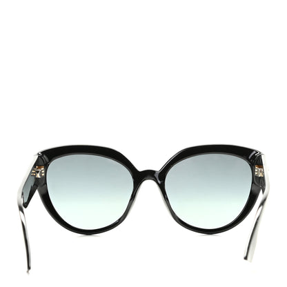 Christian Dior Acetate DDiorF Cat Eye Sunglasses Black 4 of 8