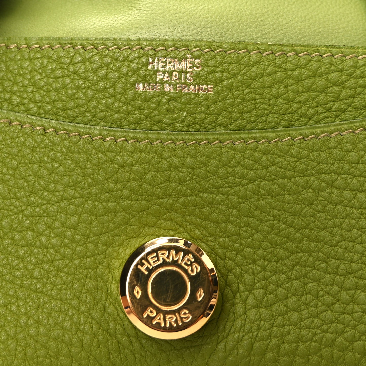 Togo Dogon Card Case Vert Anis