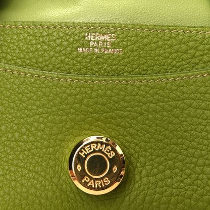 Hermes Togo Dogon Card Case Vert Anis 6 of 7