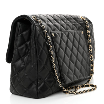 Chanel Caviar Quilted XXL Travel Flap Bag Black 3 of 11