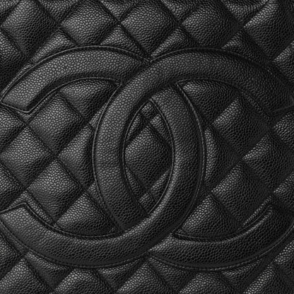 Chanel Caviar Quilted Medallion Tote Black 8 of 10