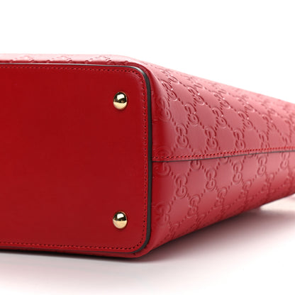 Gucci Guccissima Tote Hibiscus Red 10 of 10