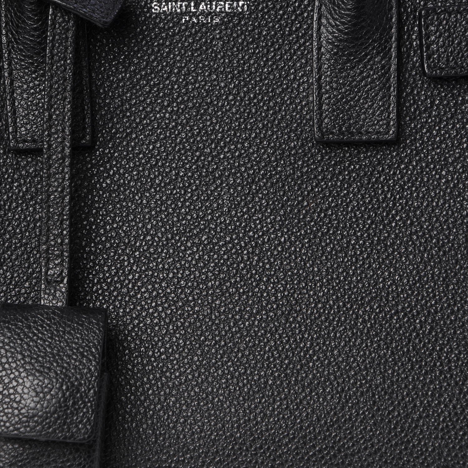 Saint Laurent Grained Calfskin Nano Sac De Jour Black 8 of 8