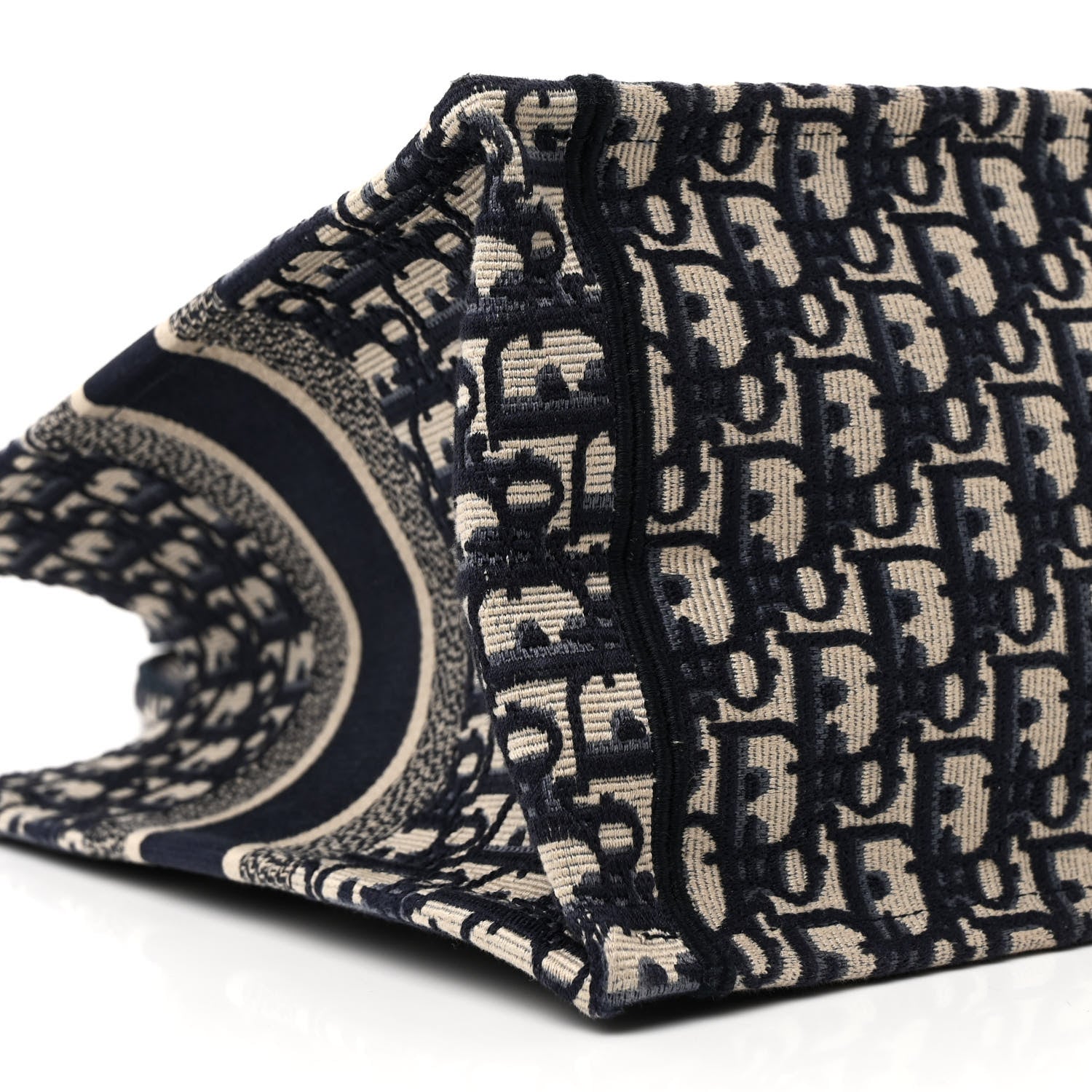 Christian Dior Oblique Medium Book Tote Blue Multicolor 9 of 12