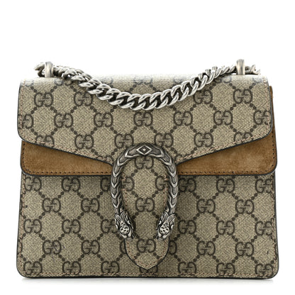 Gucci GG Supreme Monogram Mini Dionysus Shoulder Bag Taupe 1 of 12