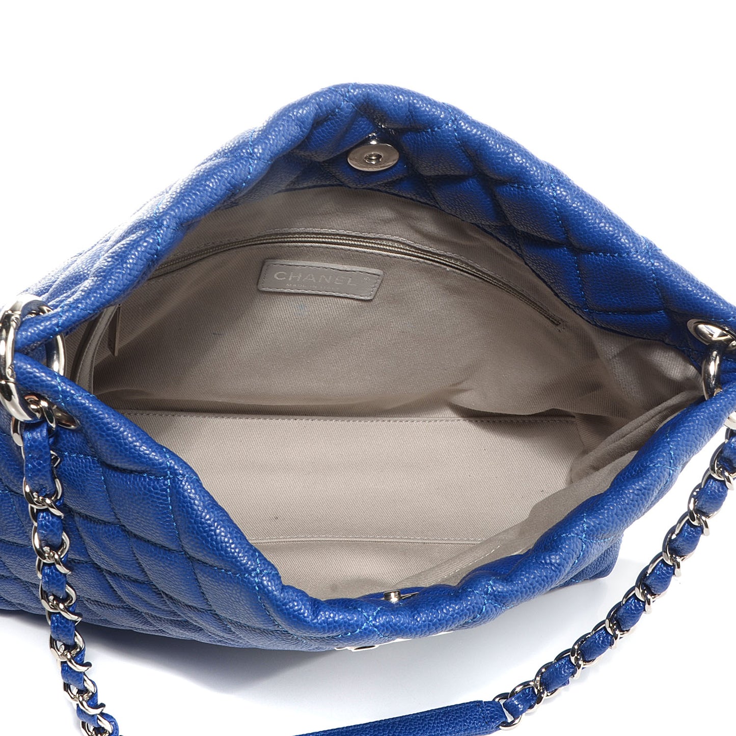 Caviar Easy Zip Tote Cobalt Blue