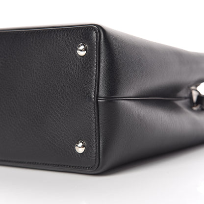 Fendi Vitello Dolce Elaphe Petite 2Jours Tote Black 8 of 10