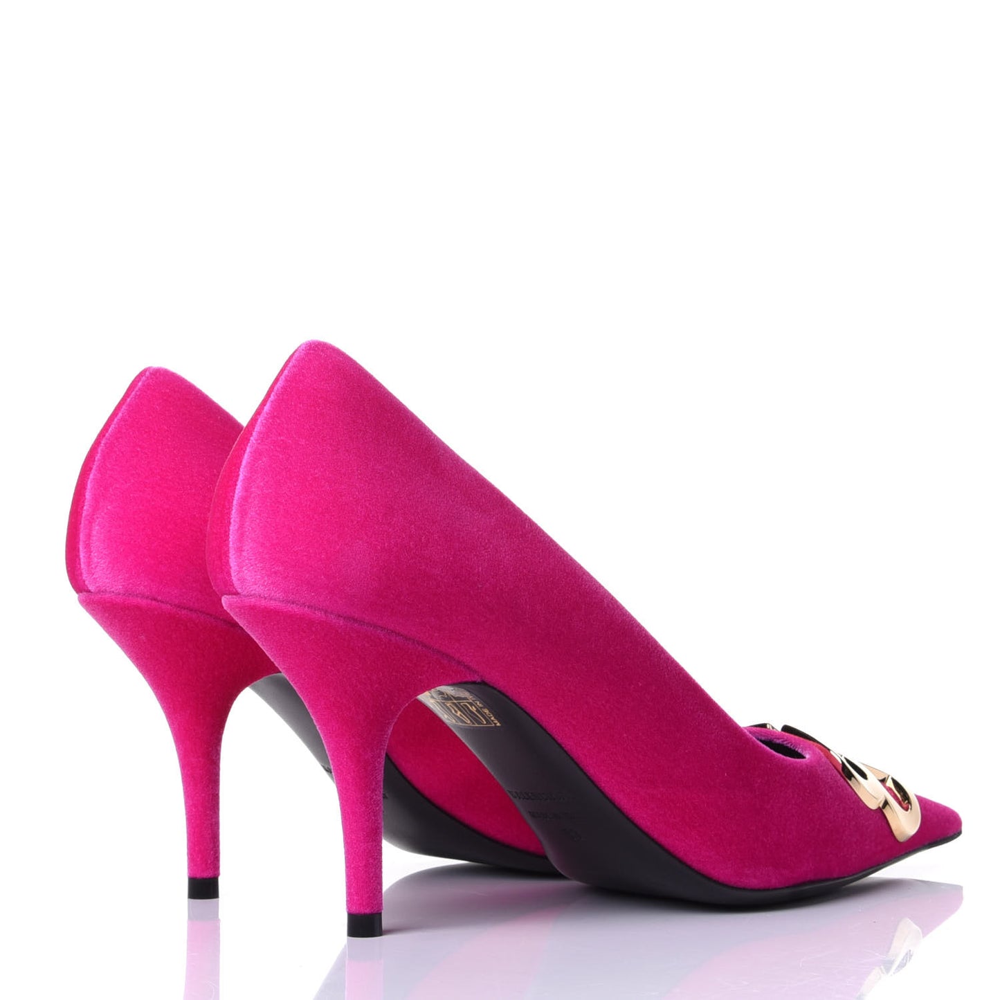 Velvet De Soie Pumps 39 Rose Fuchsia