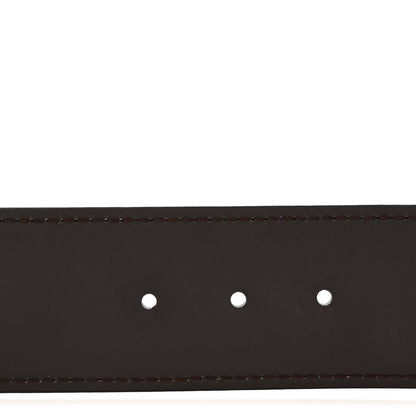 Hermes Box Tadelakt 42mm Constance 2 H Belt 85 34 Black Chocolate 4 of 5