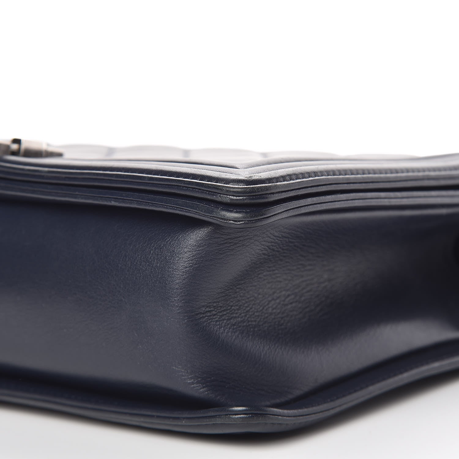 Chanel Lambskin Quilted New Medium Boy Flap Navy 7 of 15