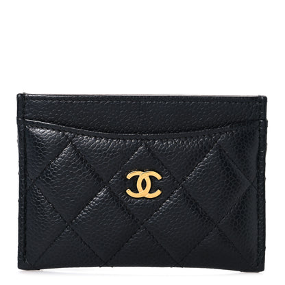 Chanel Caviar Quilted Card Holder Black 1 of 9