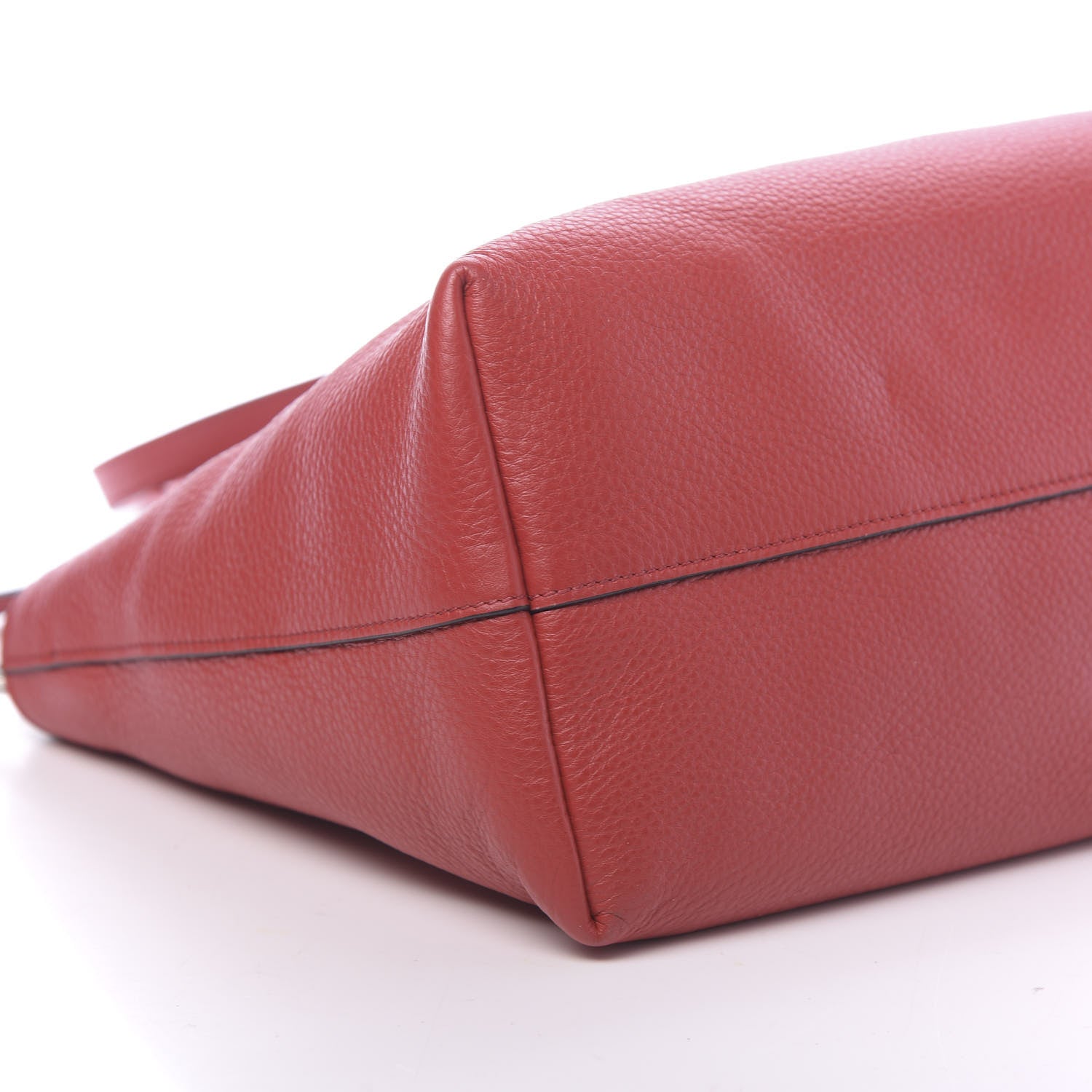 Prada Vitello Daino Tote Rosso 9 of 10