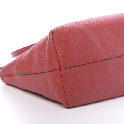 Prada Vitello Daino Tote Rosso 9 of 10