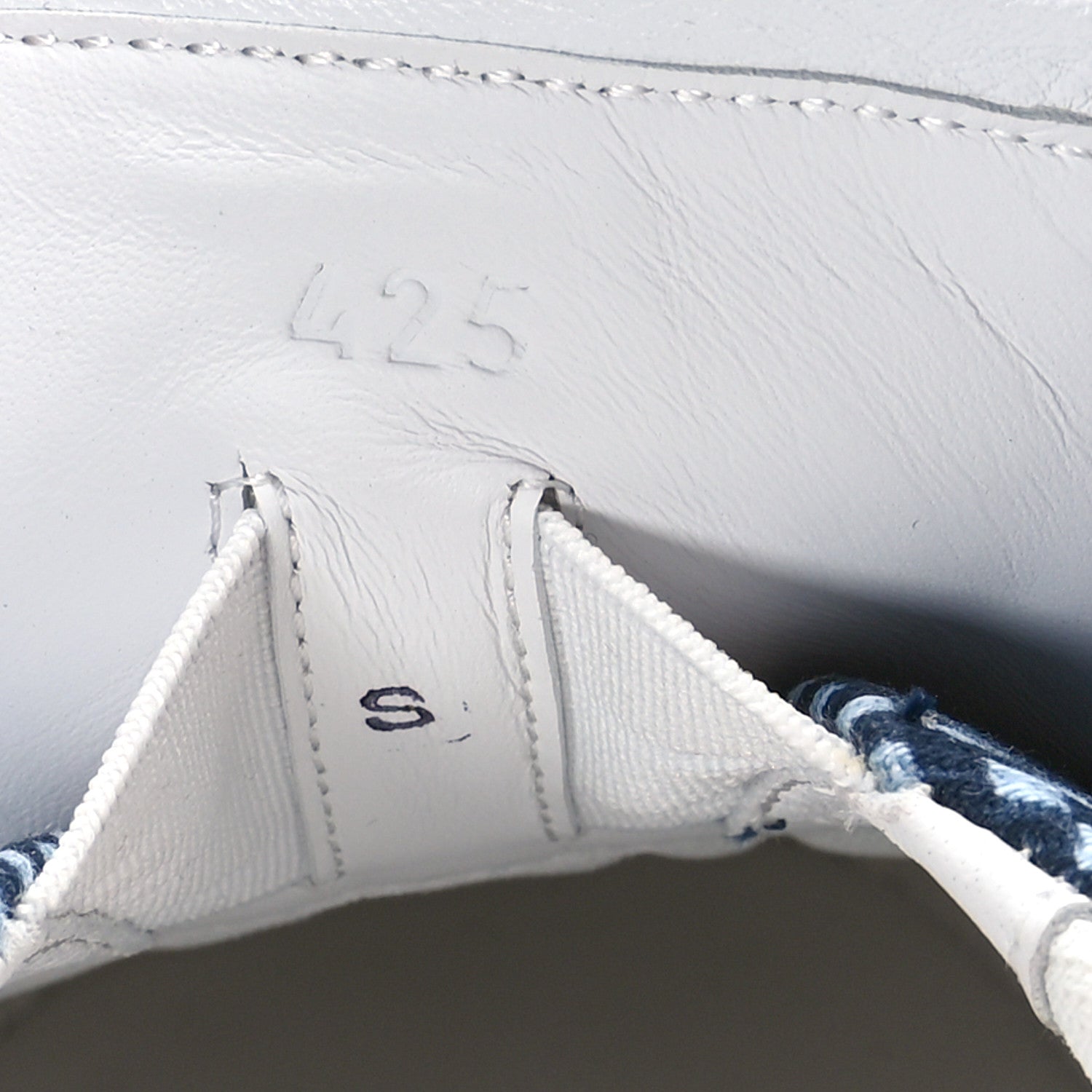 Hermes Denim H En Bais Mens Gliss Sneakers 42.5 Bleu Clair 8 of 9