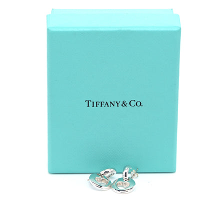Tiffany Sterling Silver Heart Stencil Earrings 6 of 6