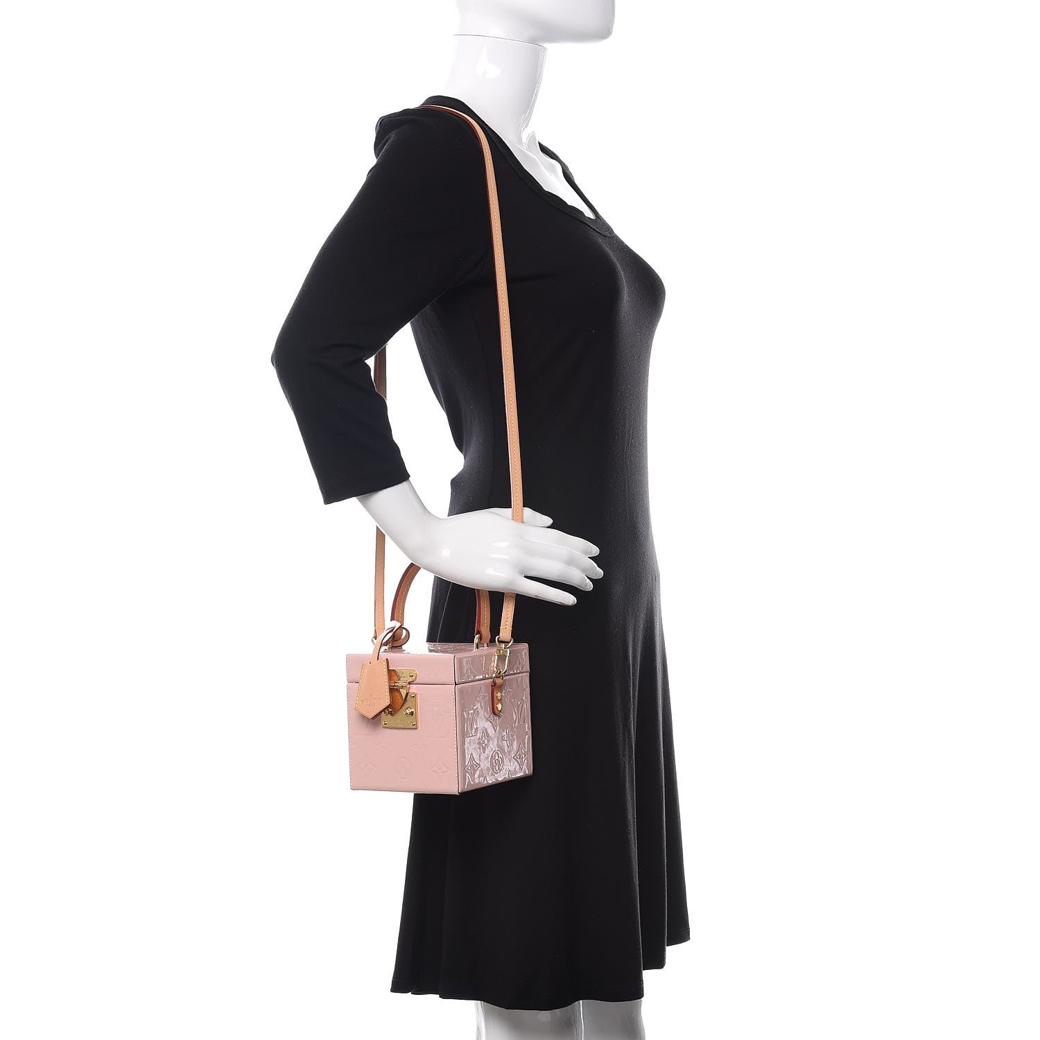 Louis Vuitton Vernis Bleecker Box Rose Ballerine 2 of 9