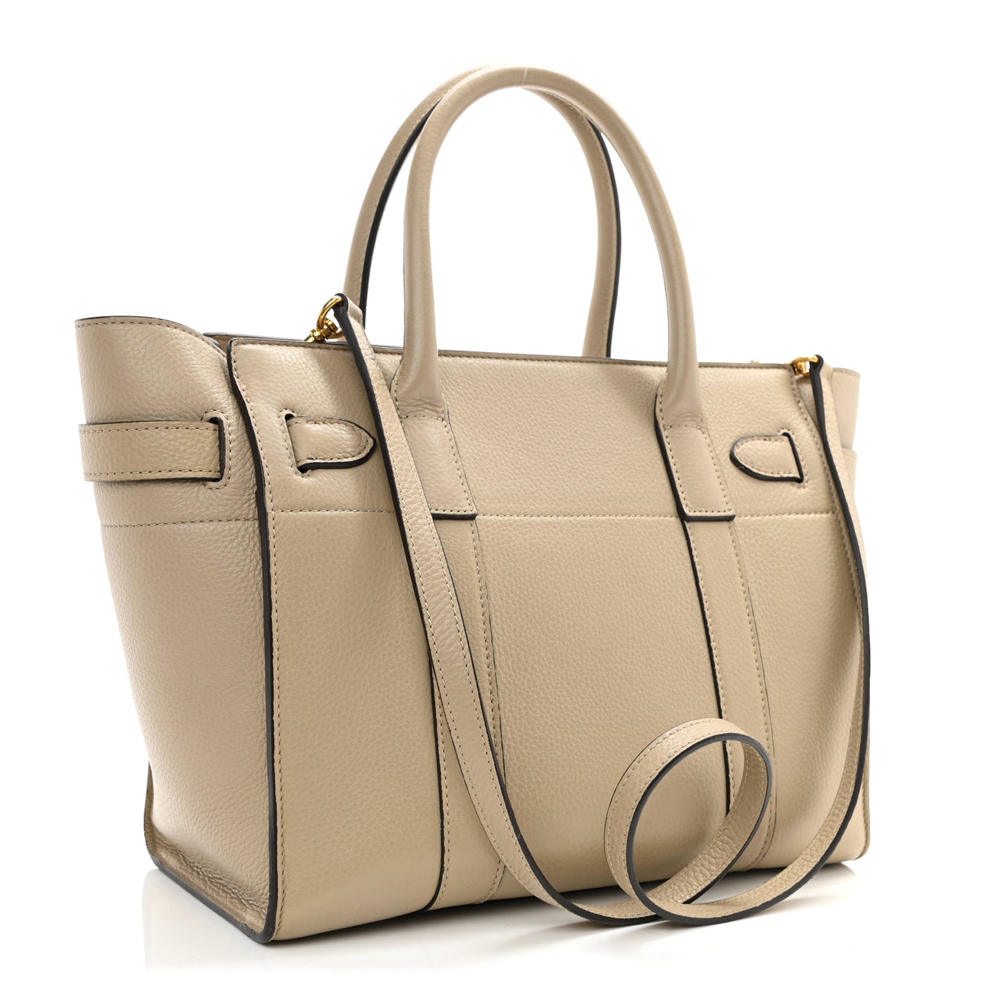 Classic Grain Small Bayswater Zip Tote Dune