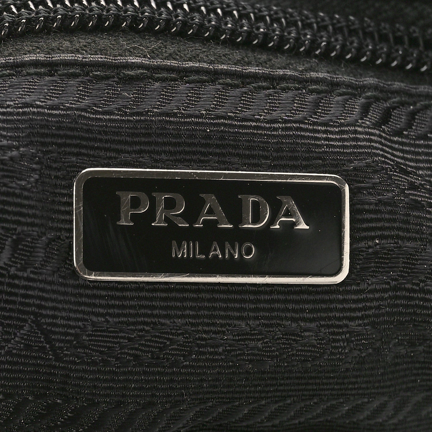 Prada Tessuto Nylon Studded New Vela Hobo Black Fuoco 6 of 8