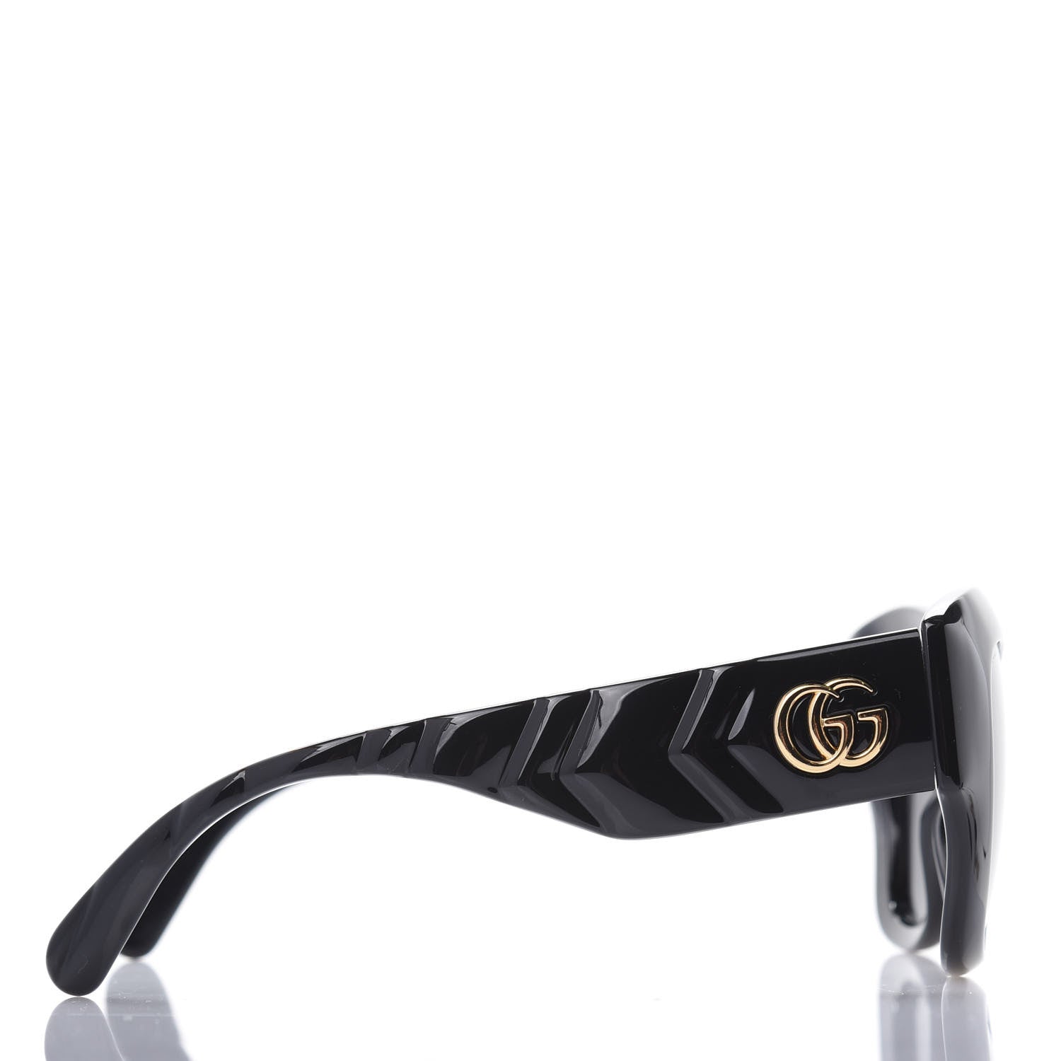 Gucci Acetate GG Butterfly Sunglasses GG0808S Black 3 of 8