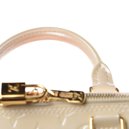 Louis Vuitton Vernis Alma PM Blanc Corail 9 of 15